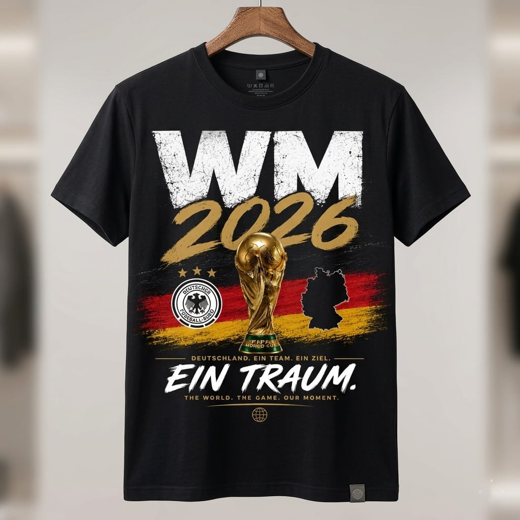  WM 2026 Fan-T-Shirt mit Druck 