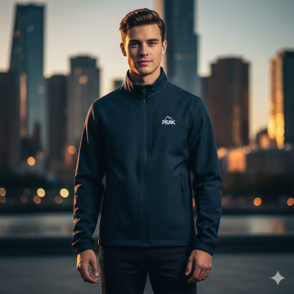 Softshelljacke dunkelblau